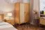 Schrank Wellsford 44 Wildeiche massiv geölt - Abmessungen: 175 x 108 x 60 cm (H x B x T)