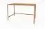Schreibtisch Wellsford 48  Wildeiche massiv geölt - Abmessungen: 75 x 120 x 65 cm (H x B x T)