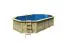Pool aus Holz Modell 4 X SET, Farbe: Natur KDI, Ø 632,5, inkl. Leitern