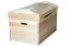Truhe Kiefer massiv Vollholz natur 004 – Abmessung 47 x 43 x 67 cm (H x B x T)