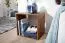 Kleines handgefertigtes Regal aus Sheesham Massivholz, Farbe: Sheesham - Abmessungen: 43 x 43 x 33 cm (H x B x T), auch als Beistelltisch geeignet