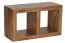 Kleines Standregal aus Sheesham Massivholz Apolo 151, Farbe: Sheesham Gebeizt, in Handarbeit gefertigt - Abmessungen: 88 x 50 x 35 cm (H x B x T)
