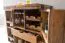 Exklusiver Barschrank aus Sheesham Massivholz, Farbe: Sheesham - Abmessungen: 91 x 64 x 50 cm (H x B x T), mit einzigartigem Kachelmuster
