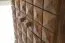 Exklusiver Barschrank aus Sheesham Massivholz, Farbe: Sheesham - Abmessungen: 91 x 64 x 50 cm (H x B x T), mit einzigartigem Kachelmuster