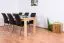 Esszimmertisch Esstisch 80x200 cm, Farbe: Natur