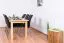 Esszimmertisch Esstisch 80x200 cm, Farbe: Natur