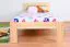 Kinderbett / Jugendbett Kiefer massiv Vollholz natur 74, inkl. Lattenrost - 90 x 200 cm (B x L)