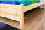 Kinderbett / Jugendbett Kiefer massiv Vollholz natur 77, inkl. Lattenrost - 140 x 200 cm (B x L)