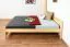 Kinderbett / Jugendbett Kiefer massiv Vollholz natur 77, inkl. Lattenrost - 140 x 200 cm (B x L)