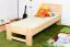 Kinderbett / Jugendbett  Buche massiv Vollholz natur 111, inkl. Lattenrost - 80 x 200 cm (B x L)