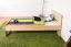 Kinderbett / Jugendbett  Buche massiv Vollholz natur 111, inkl. Lattenrost - 80 x 200 cm (B x L)