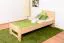 Kinderbett / Jugendbett  Buche massiv Vollholz natur 111, inkl. Lattenrost - 80 x 200 cm (B x L)
