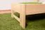 Kinderbett / Jugendbett  Buche massiv Vollholz natur 111, inkl. Lattenrost - 80 x 200 cm (B x L)