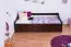 Jugendbett / Funktionsbett Kiefer massiv Vollholz Walnussfarben 94, inkl. Lattenrost - 90 x 200 cm (B x L)