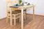 Esstisch 75x130 cm Kiefer massiv, Farbe: Natur