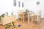 Esstisch 75x130 cm Kiefer massiv, Farbe: Natur