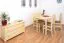 Esstisch 75x130 cm Kiefer massiv, Farbe: Natur