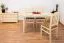 Esstisch 75x130 cm Kiefer massiv, Farbe: Natur