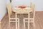 Esstisch 75x130 cm Kiefer massiv, Farbe: Natur