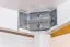 Tisch Kiefer massiv Vollholz weiß Junco 233B (eckig) - 75 x 75 cm (B x T)