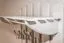 Garderobe Kiefer massiv Vollholz weiß Junco 343 – Abmessungen: 120 x 70 x 33 cm (H x B x T)