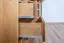 Schreibtisch Kiefer massiv Vollholz Erlefarben Junco 185 - Abmessungen: 74 x 138 x 83 cm (H x B x T)