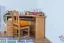 Schreibtisch Kiefer massiv Vollholz Erlefarben Junco 185 - Abmessungen: 74 x 138 x 83 cm (H x B x T)