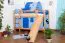 Kinderhochbett mit Rutsche