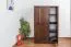 Echtholz Kleiderschrank, Farbe: Nuss 190x120x60 cm