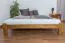 Kiefer Massivholz Bettgestell 160 x 200 cm Eiche