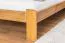 Holzbett Bettgestell Kiefer 140 x 200 cm Eiche