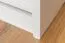 Schuhschrank Schuhkommode Holz massiv, Farbe: Weiß 80x72x30 cm, für Garderobe, Vorzimmer, Flur