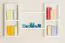 Bücherregal - 108 cm breit, Kiefer Holz-Massiv, Farbe: Weiß