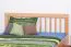 Schubladenbett 180 x 200 cm Buche massiv Natur