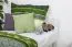 Weißes Buche Bett mit Schubladen 90 x 200 cm Weiß massiv