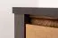 Kommode Selun 04, Farbe: Eiche Dunkelbraun / Grau - 80 x 90 x 43 cm (H x B x T)