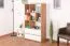 Jugendzimmer - Regal Alard 04, Farbe: Eiche / Weiß - Abmessungen: 151 x 80 x 40 cm (H x B x T)