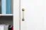 Kommode Badile 02, Farbe: Kiefer Weiß / Braun - 98 x 127 x 46 cm (H x B x T)