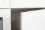 Kommode Badile 02, Farbe: Kiefer Weiß / Braun - 98 x 127 x 46 cm (H x B x T)