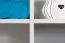Kommode Badile 02, Farbe: Kiefer Weiß / Braun - 98 x 127 x 46 cm (H x B x T)