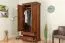 Wohnzimmer Komplett - Set E Sentis, 6-teilig, Farbe: Dunkelbraun