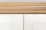 Kommode Badile 01, Farbe: Kiefer Weiß / Braun - 98 x 127 x 46 cm (H x B x T)