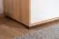 Kommode 22, Farbe: Buche / Weiß - 102 x 44 x 37 cm (H x B x T)