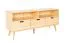TV-Unterschrank Kiefer massiv natur Aurornis 58 - Abmessungen: 64 x 142 x 40 cm (H x B x T)