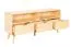 TV-Unterschrank Kiefer massiv natur Aurornis 58 - Abmessungen: 64 x 142 x 40 cm (H x B x T)