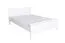 Elegantes Doppelbett Kiefer Vollholz 69, Gästebett inkl. Lattenrost, in Weiß, Liegefläche 160 x 200 cm, hohe Holzqualität, einfache und rasche Montage