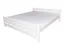 Weißes Jugendbett Buche Vollholz 118, inkl. Lattenrost, Matratzenmaße 180 x 200 cm, hochwertig verarbeitet, elegantes Design, langlebig