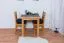 Tisch Kiefer massiv Vollholz Erlefarben Junco 239A - 80 x 80 cm (B x T)