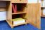 Schreibtisch Kiefer massiv Vollholz Erlefarben Junco 188 - Abmessungen: 106 x 120 x 57 cm (H x B x T)