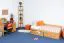 Schreibtisch Kiefer massiv Vollholz Erlefarben Junco 188 - Abmessungen: 106 x 120 x 57 cm (H x B x T)